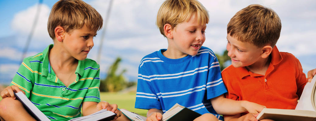 Kids Reading Slide